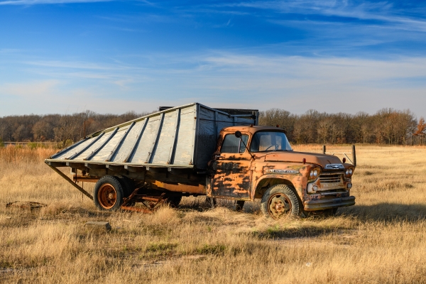 14 Old Chevy Along The Hwy No2 - Professional 2020 Stone Bank 2 photography by Paul Caldwell