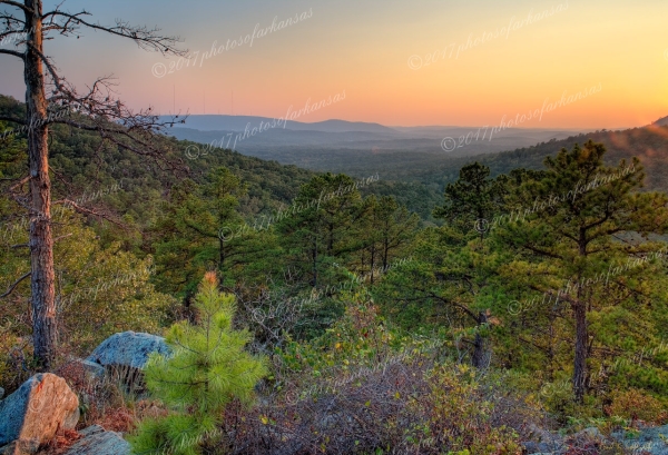 13 Sunset In Western Pulaski County - Professional Arkansas Ouachita Gallery No 2 photography by Paul Caldwell