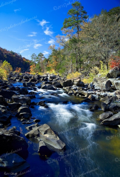 14 The Esses In Fall On The Cossatot - Professional Arkansas Ouachita Gallery No 2 photography by Paul Caldwell