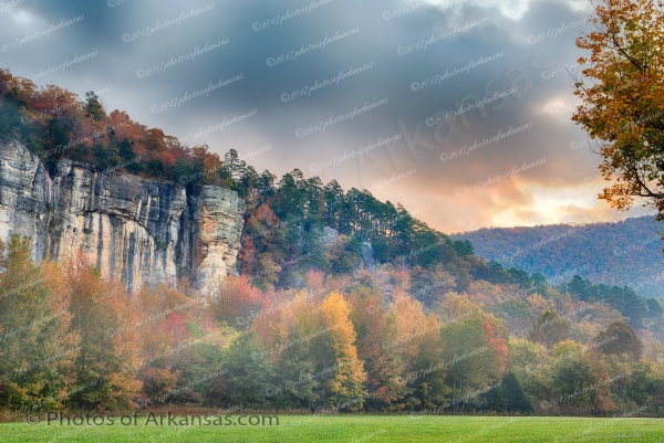 04 Sunrise Over Bee Bluff On The Buffalo River - Professional Arkansas Ozark Gallery No 1 photography by Paul Caldwell