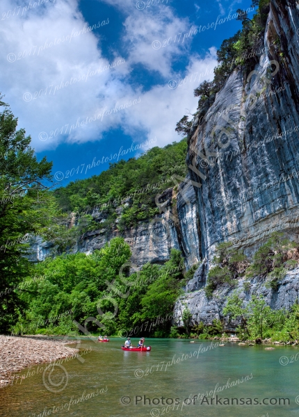 13 Early Summer Skies At Roark Bluff On The Buffalo River - Professional Arkansas Ozark Gallery No 1 photography by Paul Caldwell