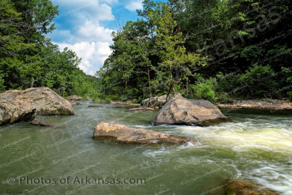 26 Summertime View Of Richland Creek - Professional Arkansas Ozark Gallery No 1 photography by Paul Caldwell