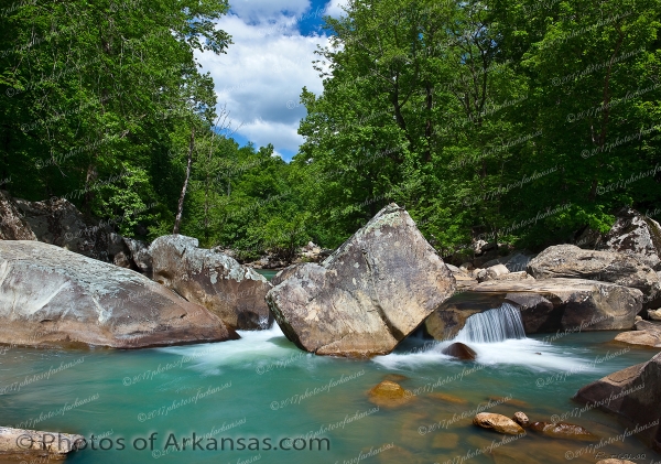 31 Summertime On Richland Creek Newton County Arkansas - Professional Arkansas Ozark Gallery No 1 photography by Paul Caldwell