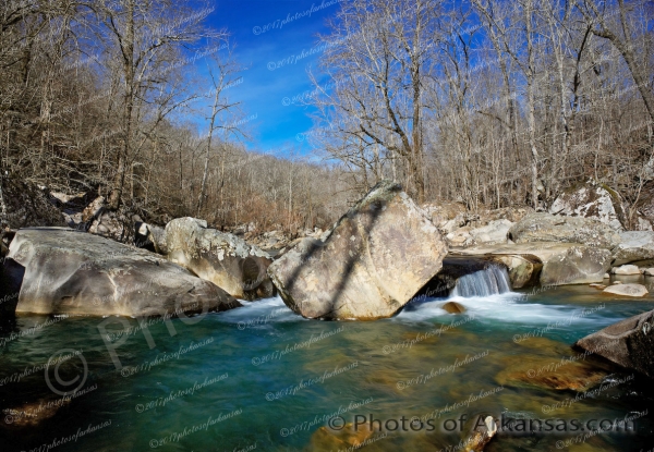 32 Wintertime View Of Richland Creek - Professional Arkansas Ozark Gallery No 1 photography by Paul Caldwell
