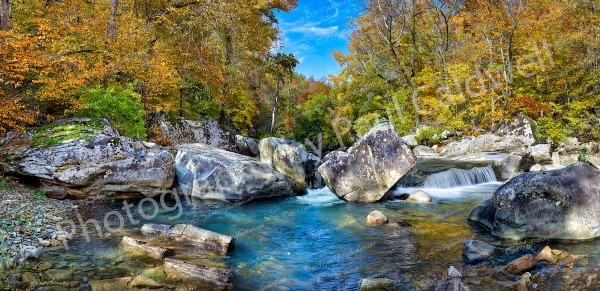 38 Richland Creek In Autumn - Professional Arkansas Ozark Gallery No 1 photography by Paul Caldwell