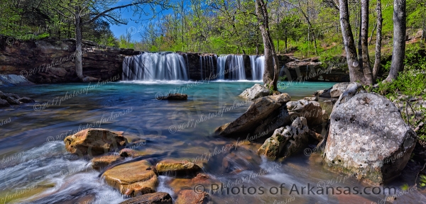 19.2 Falling Water Falls In Early May - Professional Arkansas Ozark Gallery No 2 photography by Paul Caldwell