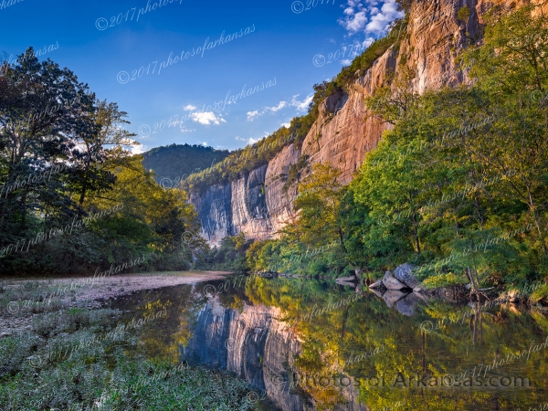 32 Late Afternoon Light At Roark Bluff Buffalo River - Professional Arkansas Ozark Gallery No 2 photography by Paul Caldwell