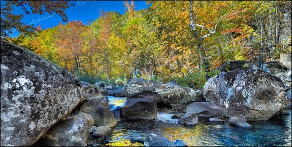 03.1 Early Evening On Richland Creek - Professional Arkansas Ozark Gallery No 3 photography by Paul Caldwell
