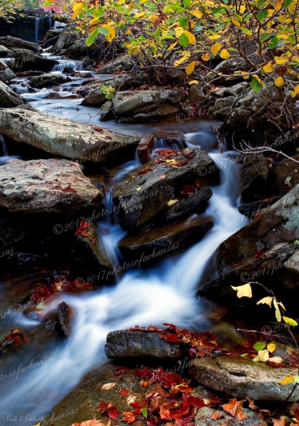 08 Small Cascade Near Falling Water Falls - Professional Arkansas Ozark Gallery No 3 photography by Paul Caldwell