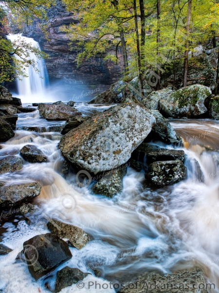 25 Cedar Falls In Autumn On Petit Jean Mountain - Professional Arkansas Ozark Gallery No 3 photography by Paul Caldwell