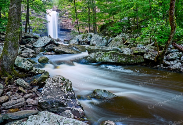 07 Cedar Falls On Petit Jean Mt - Professional Arkansas River Valley Gallery No 1 photography by Paul Caldwell