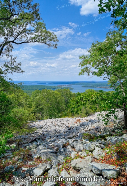 12 Lake Maumelle From Pinnacle Mt - Professional Arkansas River Valley Gallery No 1 photography by Paul Caldwell