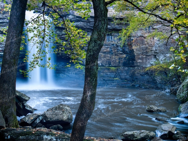 26 Cedar Falls In Autumn - Professional Arkansas River Valley Gallery No 1 photography by Paul Caldwell