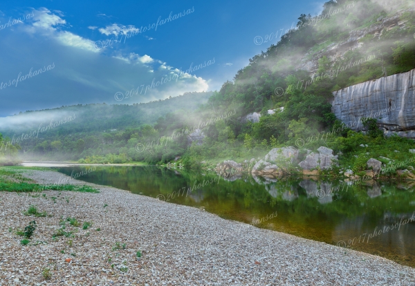 04.1 Foggy Start At Buffalo Point - Professional Buffalo River photography by Paul Caldwell