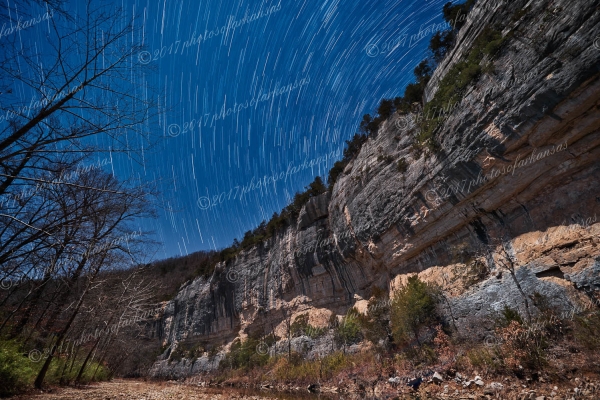 05 January Night Skies Over Roark Bluff On The Buffalo River - Professional Buffalo River photography by Paul Caldwell