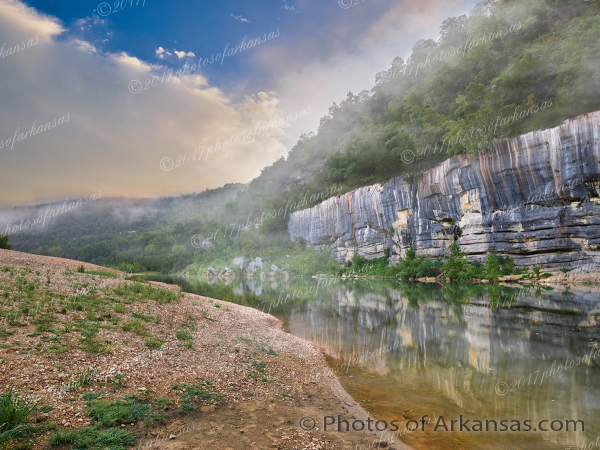 25 Early Morning And Fog At Buffalo Point - Professional Featured Arkansas Photos photography by Paul Caldwell