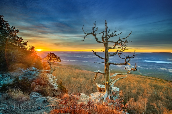 36 Wintertime Sunrise On Mt Magazine - Professional Featured Arkansas Photos photography by Paul Caldwell