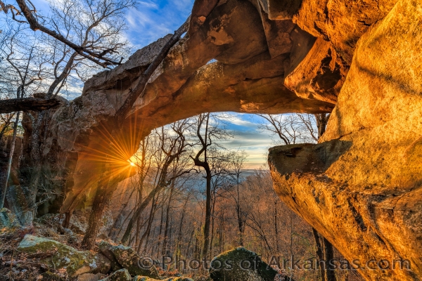 37 Sunrise At Rainbow Rock Near Treat Arkansas - Professional Featured Arkansas Photos photography by Paul Caldwell