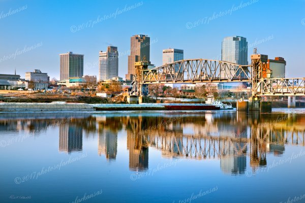 03 Early Morning View Of Little Rock, Arkansas - Professional My Favorites Gallery photography by Paul Caldwell