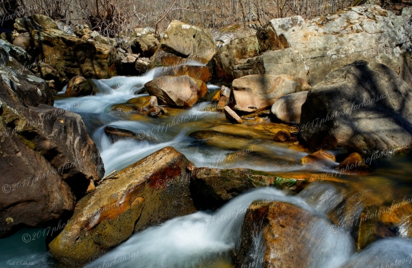 05 Sunshine On The Rock At Richland Creek - Professional Natural Abstracts Gallery No 2 photography by Paul Caldwell