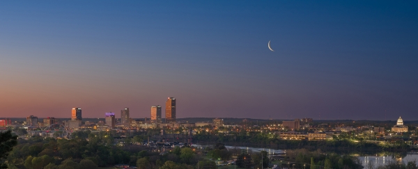 26 Sunrise Over Little Rock - Professional New Photography 2023 photography by Paul Caldwell