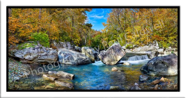 01.12 Autumn Morning On Richland Creek - Professional Panoramas Of Arkansas photography by Paul Caldwell