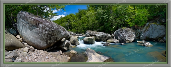 06 Sunny Day On Richland Creek - Professional Panoramas Of Arkansas photography by Paul Caldwell