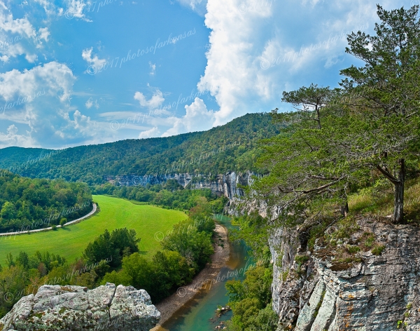 19 Late Summer View From The Summit Of Roark Bluff - Professional Recent Photography photography by Paul Caldwell
