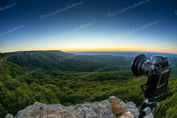 29 Sunset Over Cameron Bluff From A Camera Perspective - Professional Recent Photography photography by Paul Caldwell