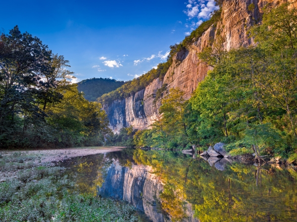 23 Early Evening At Roark Bluff - Professional Stone Bank New Hq photography by Paul Caldwell