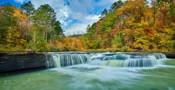 29 Fall At Haw Creek Falls - Professional Stone Bank New Hq photography by Paul Caldwell
