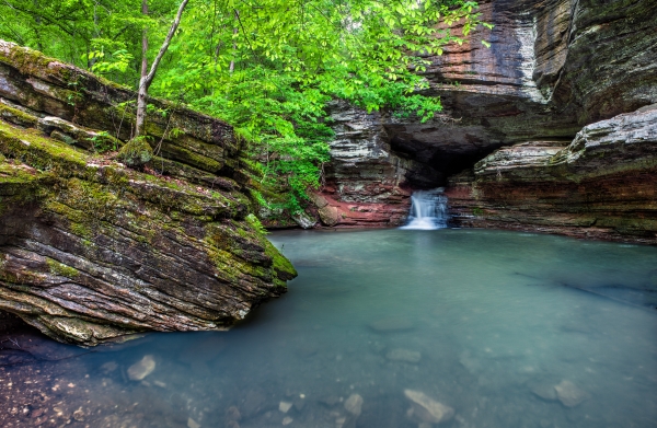 32 Natural Bridge In Lost Valley - Professional Stone Bank New Hq photography by Paul Caldwell