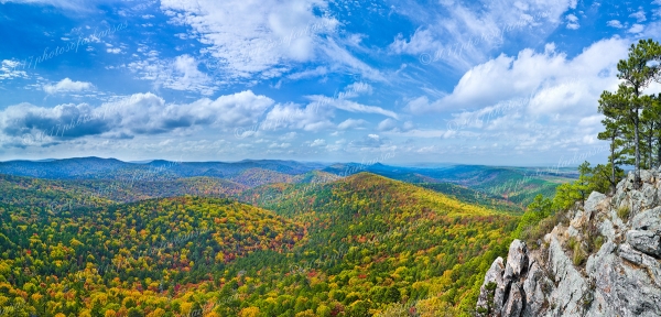 07 Fall Vista From Flatside Pinnacle Summit - Professional Temporary Gallery photography by Paul Caldwell