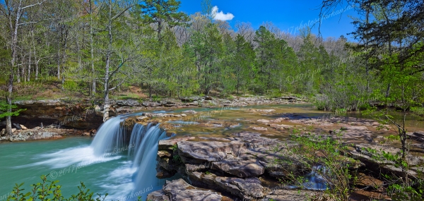 17 Spring Afteroon At Falling Water Falls - Professional Temporary Gallery photography by Paul Caldwell