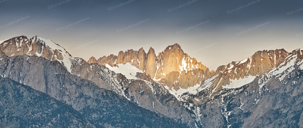 No15 A Burst Of Light On Mt Whitney In California - Professional The Western States photography by Paul Caldwell